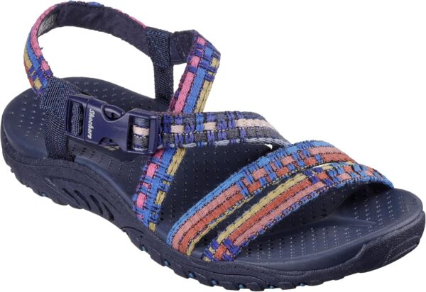 Skechers Women's Reggae-Sew Me-Boho Woven Strappy Slingback Sandal - Image 7