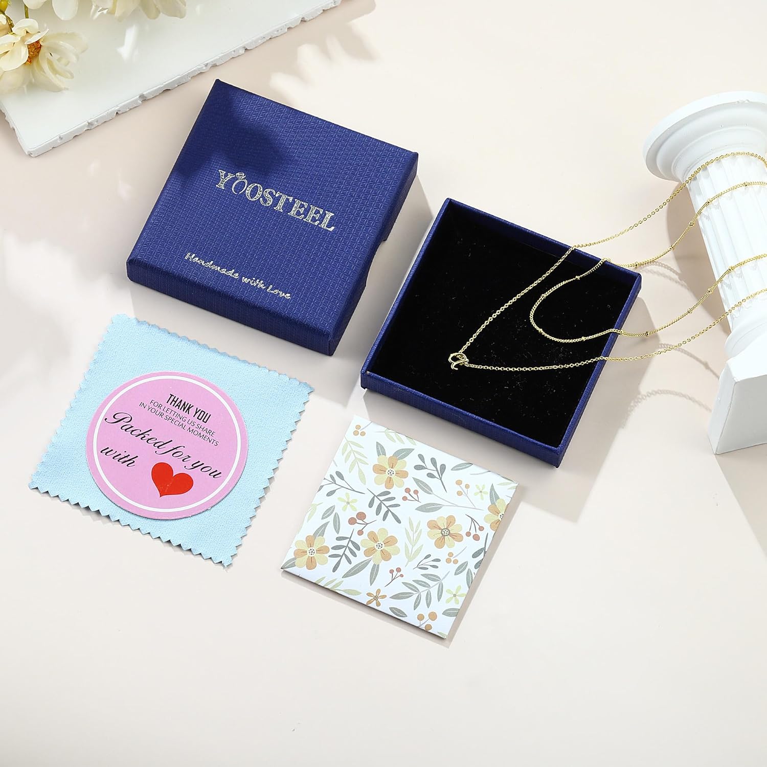 Yoosteel Layered Initial Necklaces for Women Teen Girls Trendy - Dainty Gold/Silver Letter A-Z Stack Initial Necklace Birthday Personalized Gifts for Women Jewelry - Image 8