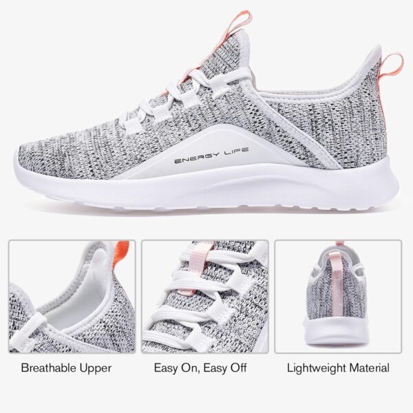 ALEADER Women's Energycloud Lightweight Slip On Walking Running Shoes - Image 7