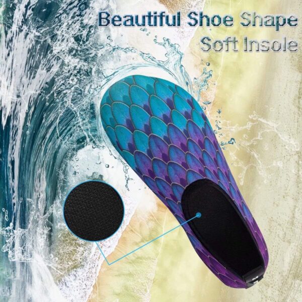 YALOX Water Shoes Women's Men's Outdoor Beach Swimming Aqua Socks Quick-Dry Barefoot Shoes Surfing Yoga Pool Exercise - Image 3