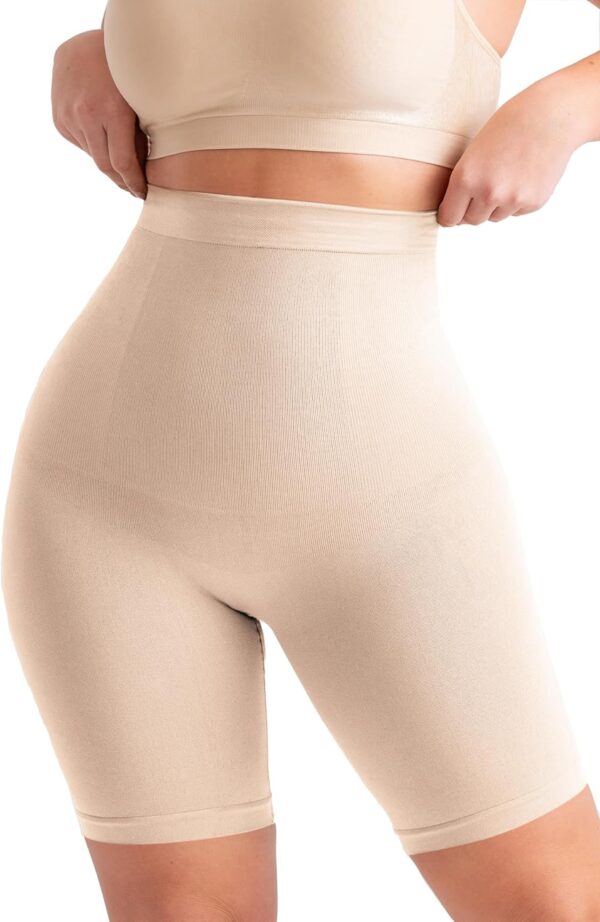 SHAPERMINT Shapewear for Women - High-Waisted Shapewear Tummy Control Shorts, Faja Body Shaper, Underwear for Women - Image 3