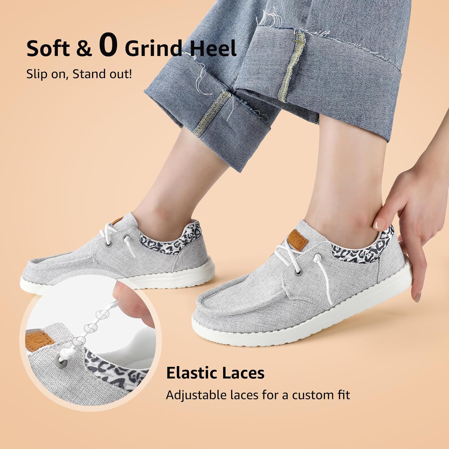 STQ Women's Lace up Loafers丨Orthopedic Comfotable Ultralight Boat Casual Shoes with Arth Support - Image 7