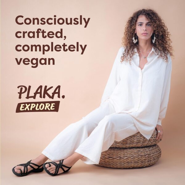Plaka Explore Walking and Hiking Sandals for Women | Comfortable Summer Sandal with Arch Support | Waterproof Comfy Sandals for Travel, Beach or Poolside - Image 7