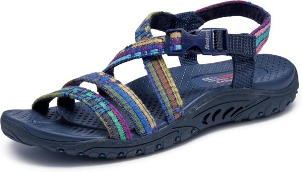 Skechers Women's Reggae-Sew Me-Boho Woven Strappy Slingback Sandal - Image 2