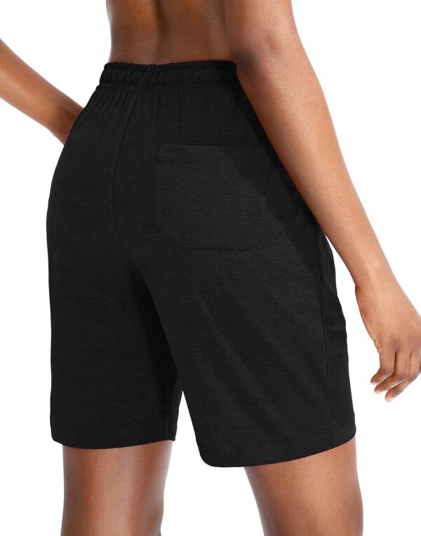 G Gradual Women's Bermuda Shorts Jersey Shorts with Deep Pockets 7" Long Shorts for Women Lounge Walking Athletic - Image 5