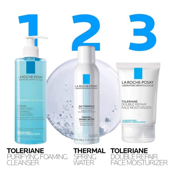 La Roche-Posay Toleriane Purifying Foaming Facial Cleanser, Oil Free Face Wash for Women & Men with Niacinamide + Ceramides, Pore Cleanser Safe For Sensitive Skin, Won’t Dry Out Skin, Soap Free - Image 10