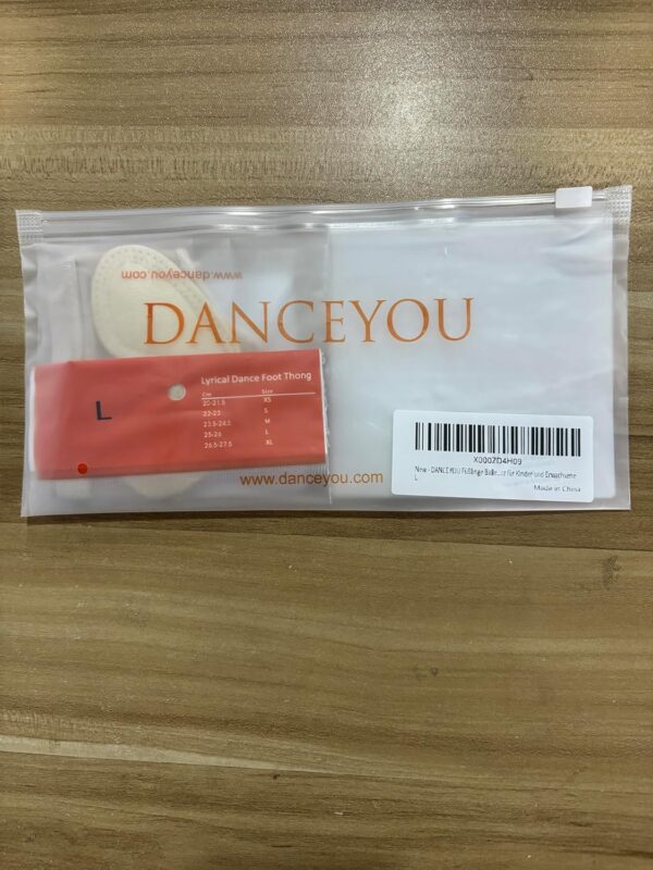 DANCEYOU Foot Undies Thongs 1/2 Pairs Lyrical Dance Paws Pads Ballet Belly Contemporary Dance Shoes for Kids Women and Men - Image 8