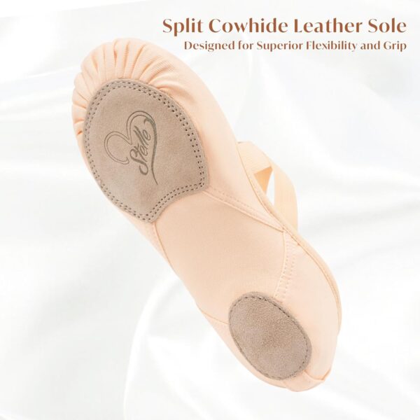 Stelle Ballet Shoes for Women Highly Stretch Canvas Dance Slipper Ballet Mesh Flats Non-Slip Yoga - Image 4