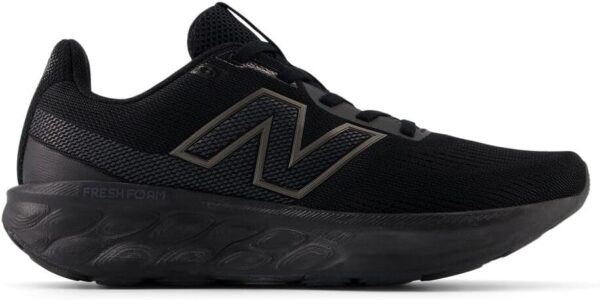 New Balance Women's Fresh Foam 520 V9 Running Shoe, Black/Black/Black Metallic, 8 - Image 4