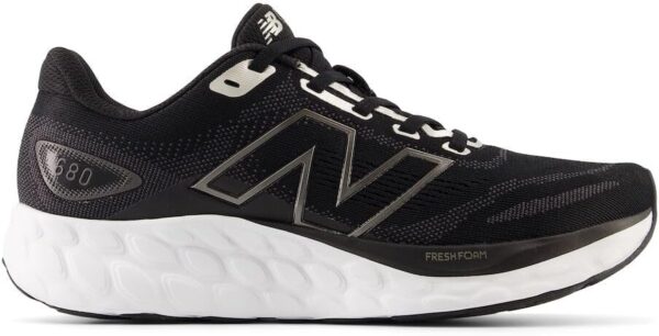 New Balance Women's Fresh Foam 680 V8 Running Shoe, Angora/Arid Stone/Angora, 5 - Image 4