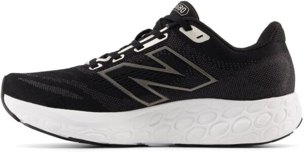 New Balance Women's Fresh Foam 680 V8 Running Shoe, Angora/Arid Stone/Angora, 5 - Image 3