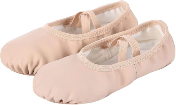 Dynadans Soft Leather Ballet Shoes/Ballet Slippers/Dance Shoes (Toddler/Little/Big Kid/Women) … - Image 7