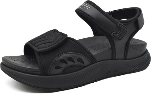 ONCAI Walking Sandals Women,Arch Support Hiking Sandals with Orthotic Outdoor Footbed for Plantar Fasciitis,Water Athletic Platform Sandalias Mujer with 3 Adjustable Strap (US Size 6-12) - Image 2