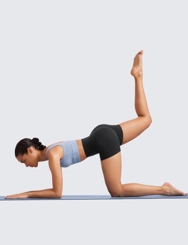 CRZ YOGA Womens Butterluxe Biker Shorts 4'' - High Waisted Booty Workout Volleyball Yoga Spandex - Image 4