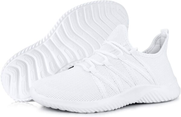 Feethit Womens Slip On Running Shoes Non Slip Walking Shoes Lightweight Gym Workout Shoes Breathable Fashion Sneakers - Image 5