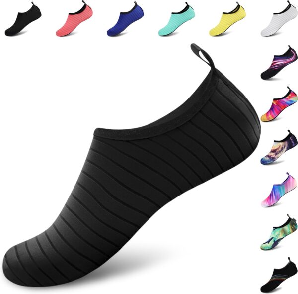 VIFUUR Water Sports Shoes Barefoot Quick-Dry Aqua Yoga Socks Slip-on for Men Women - Image 2
