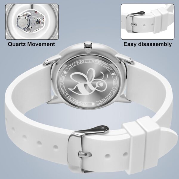 Asan Ge Nurse Watch for Nurse Medical Professionals Students Doctors Women Men Waterproof Watch 24 Hour Military Time Luminouse Easy to Read Dial with Second Hand - Image 3