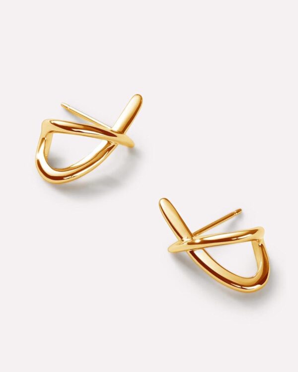 Gold Earrings for Women Trendy,14K Gold Stud Earrings Dainty Earrings Simple Minimalist Gold Earrings Hypoallergenic Earring for Women Gifts - Image 7