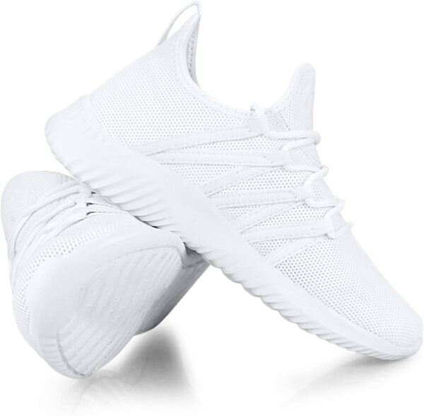 Feethit Womens Slip On Running Shoes Non Slip Walking Shoes Lightweight Gym Workout Shoes Breathable Fashion Sneakers - Image 6