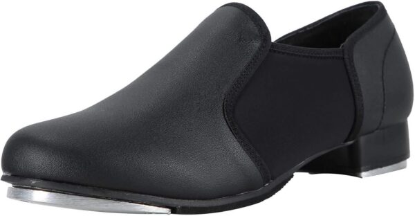 Linodes Unisex PU Leather Slip On Tap Shoe Dance Shoes for Women and Men's Dance Shoes - Image 2