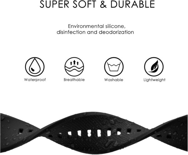BISONSTRAP Watch Strap 18mm 19mm 20mm 21mm 22mm, Quick Release Silicone Watch Bands for Men Women - Image 8