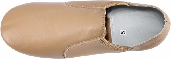 Dynadans Women's Leather Upper Slip-on Jazz Shoe - Image 7