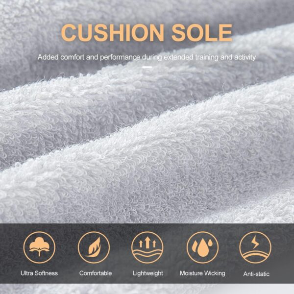CS CELERSPORT 6 Pairs Ankle Athletic Running Socks Low Cut Sports Tab Socks for Men and Women - Image 6