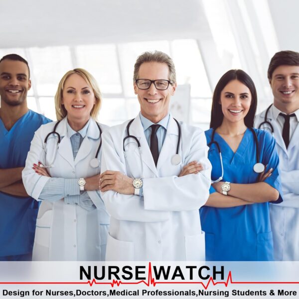 Asan Ge Nurse Watch for Nurse Medical Professionals Students Doctors Women Men Waterproof Watch 24 Hour Military Time Luminouse Easy to Read Dial with Second Hand - Image 9