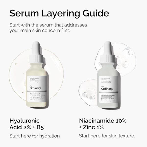 The Ordinary Hyaluronic Acid 2% + B5 (with Ceramides), Multi-Depth Hydration Serum for Plumper, Smoother Skin, 1 Fl Oz - Image 8