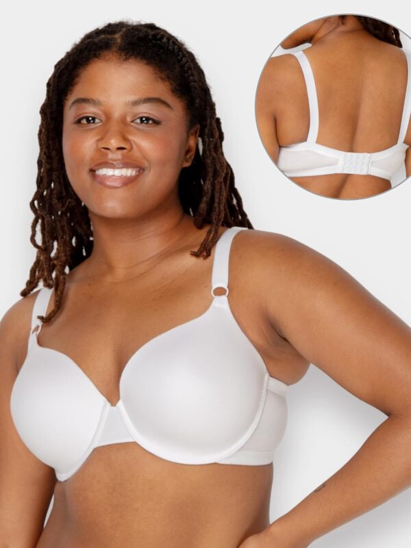 Fruit of the Loom Women's Smooth Cotton T-Shirt Bra Pack - Ultra-Soft, Flexible, and Invisible Under Tees - Image 4