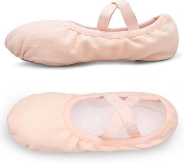 Stelle Women Ballet Shoes Highly Stretch Canvas Dance Slipper Yoga Shoes for Girls/Adults - Image 4
