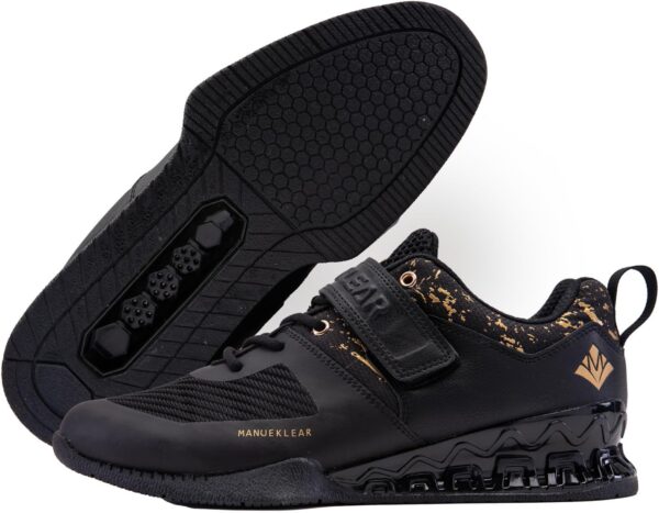 MANUEKLEAR Deadlift Shoes, Strong Anti-Slip Lifting Shoes for Men, Professional Training Weightlifting Shoes for Men and Women, Squat Shoes for Powerlifting with Rubber Non-Slip Sole - Image 2