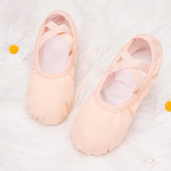 Stelle Women Ballet Shoes Highly Stretch Canvas Dance Slipper Yoga Shoes for Girls/Adults - Image 8