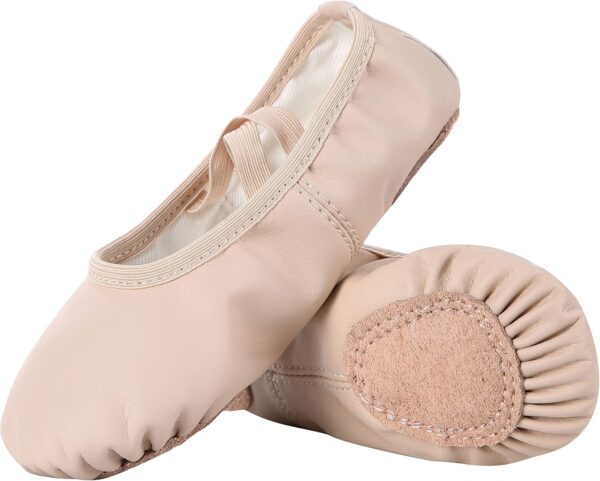 Dynadans Soft Leather Ballet Shoes/Ballet Slippers/Dance Shoes (Toddler/Little/Big Kid/Women) … - Image 2
