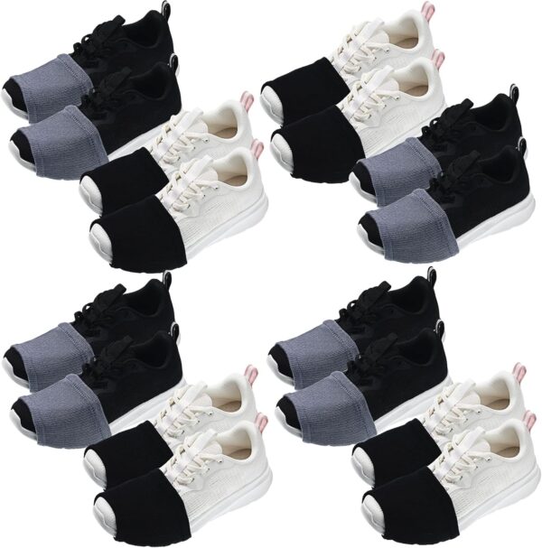 Haysandy 8 Pairs Dance Shoe Covers Over Shoes Socks for Dancer Women - Image 2