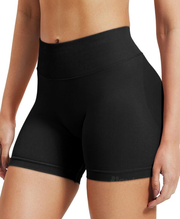 VOYJOY Women Workout Impact Shorts 2.5"/ 3.6"/ 4.5"/ 6" Scrunch Butt Lifting Gym Seamless Booty Biker Shorts - Image 3
