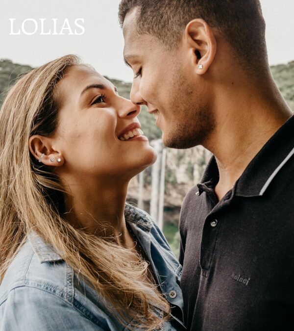 LOLIAS Hypoallergenic Flat Back Earrings for Women-Surgical Steel Earrings for Sensitive Ears 20G Stainless Steel Earring Stacks Small Flatback Stud Hoop Cartilage Earring - Image 6