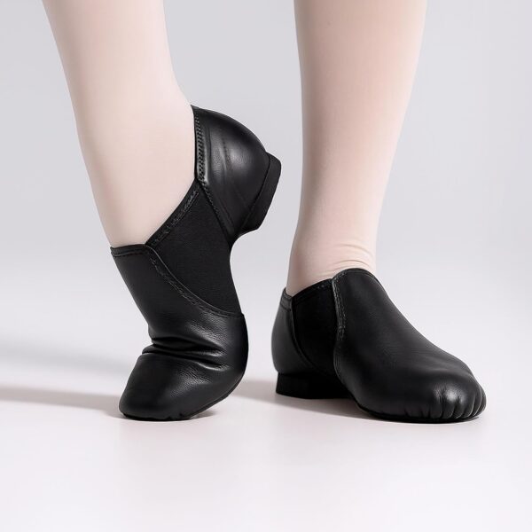 Stelle Jazz Shoes for Women Men Leather Upper Slip-on Dance Shoes Unisex - Image 3
