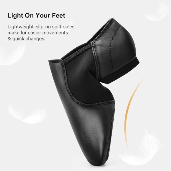 Stelle Jazz Shoes for Women Men Leather Upper Slip-on Dance Shoes Unisex - Image 6