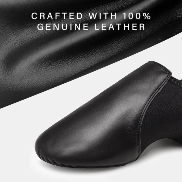 Stelle Jazz Shoes for Women Men Leather Upper Slip-on Dance Shoes Unisex - Image 7